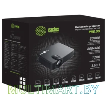 Проектор CACTUS CS-PRE.09B.WVGA картинка 2
